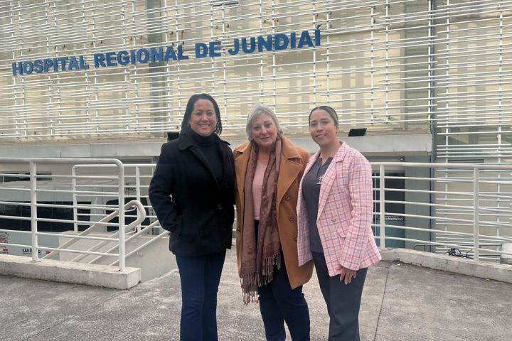 Colaboradoras da Santa Casa fazem visita técnica ao Hospital Regional de Jundiaí