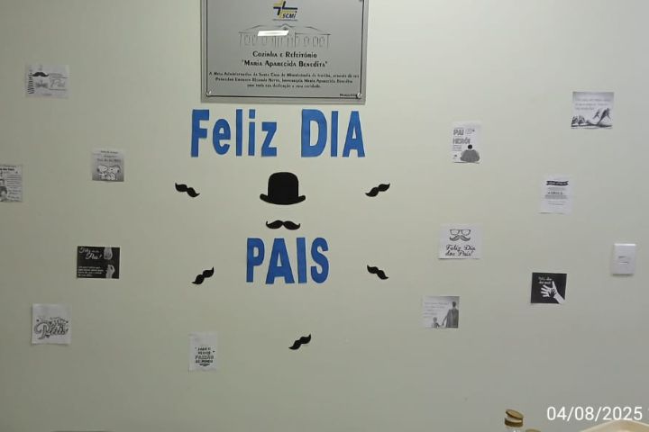 Santa Casa promove almoço e jantar especial para o Dia dos Pais